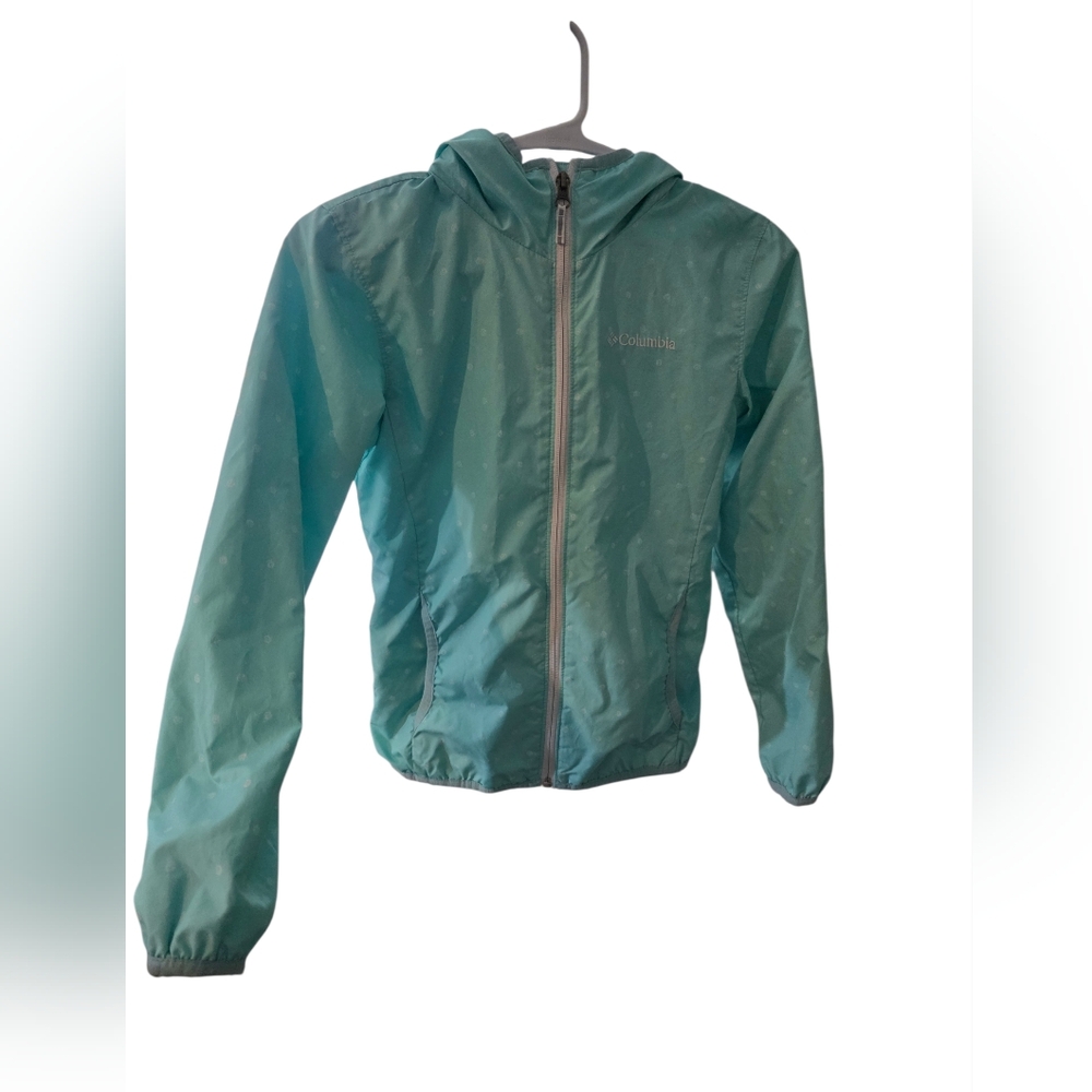 Columbia Teal Hooded Jacket